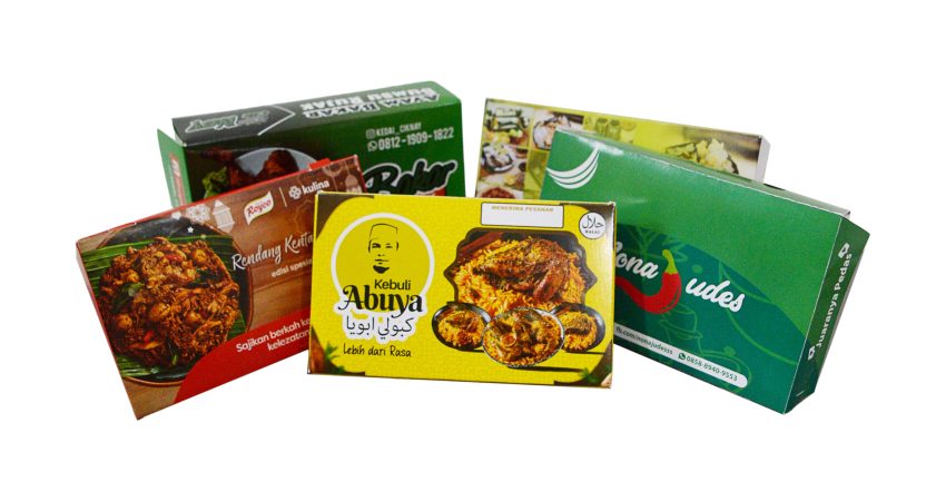 Jasa cetak kemasan makanan lunchbox di Indostar
