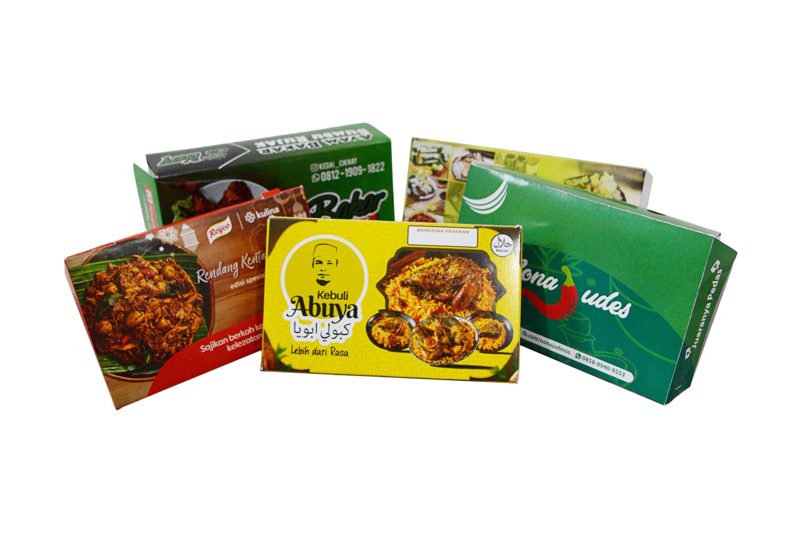 Jasa cetak kemasan makanan lunchbox di Indostar